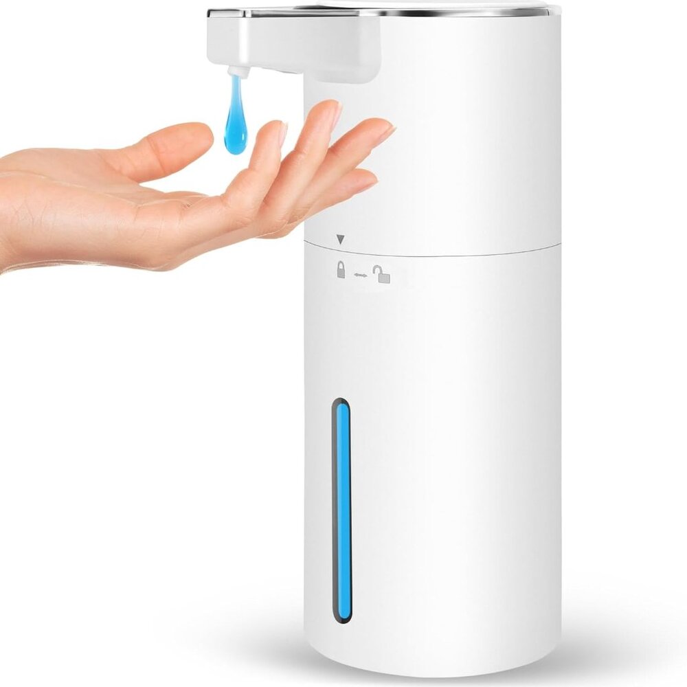 Automatic Soap Dispenser Liquid Touchless 13.52oz/400ml Wall USB Rechargeable